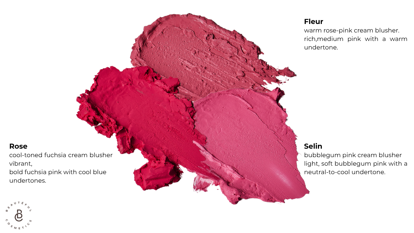 Blush trio